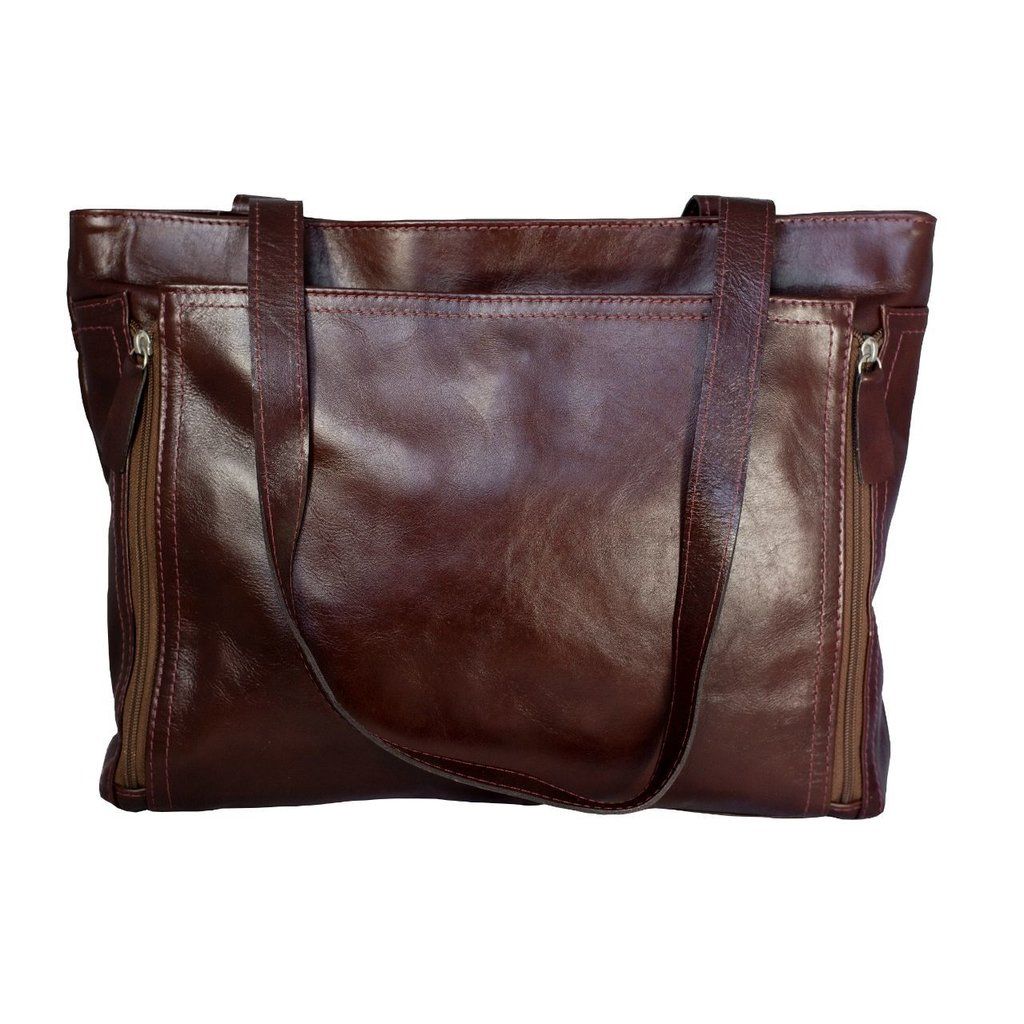 Bolsa Feminina Grande SamPés em Couro Le ...