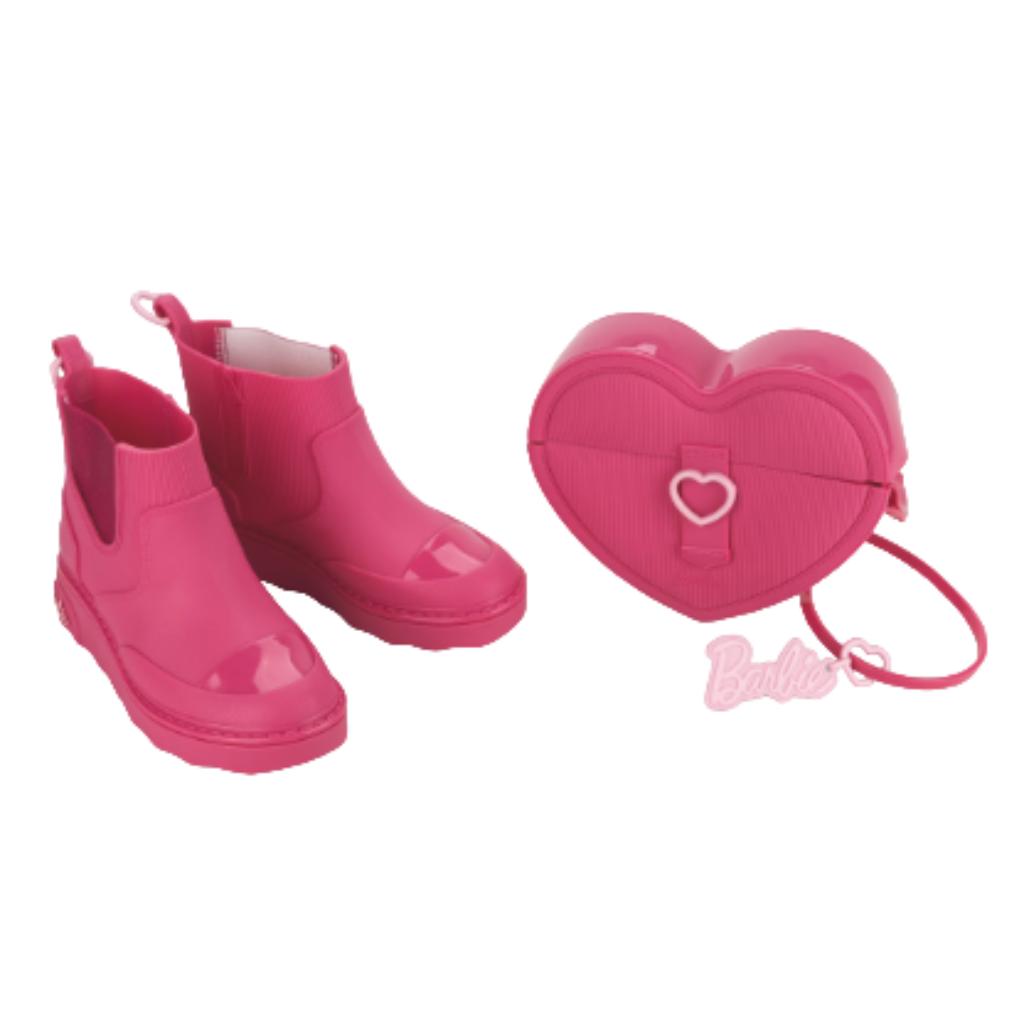 Galocha Infantil Barbie com Bolsa 23074