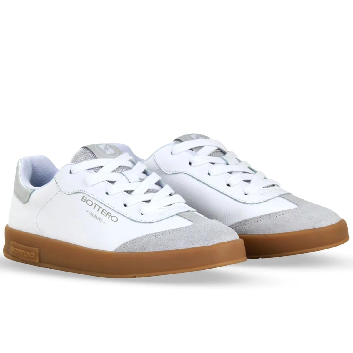 Tênis Feminio Casual em Couro Bottero