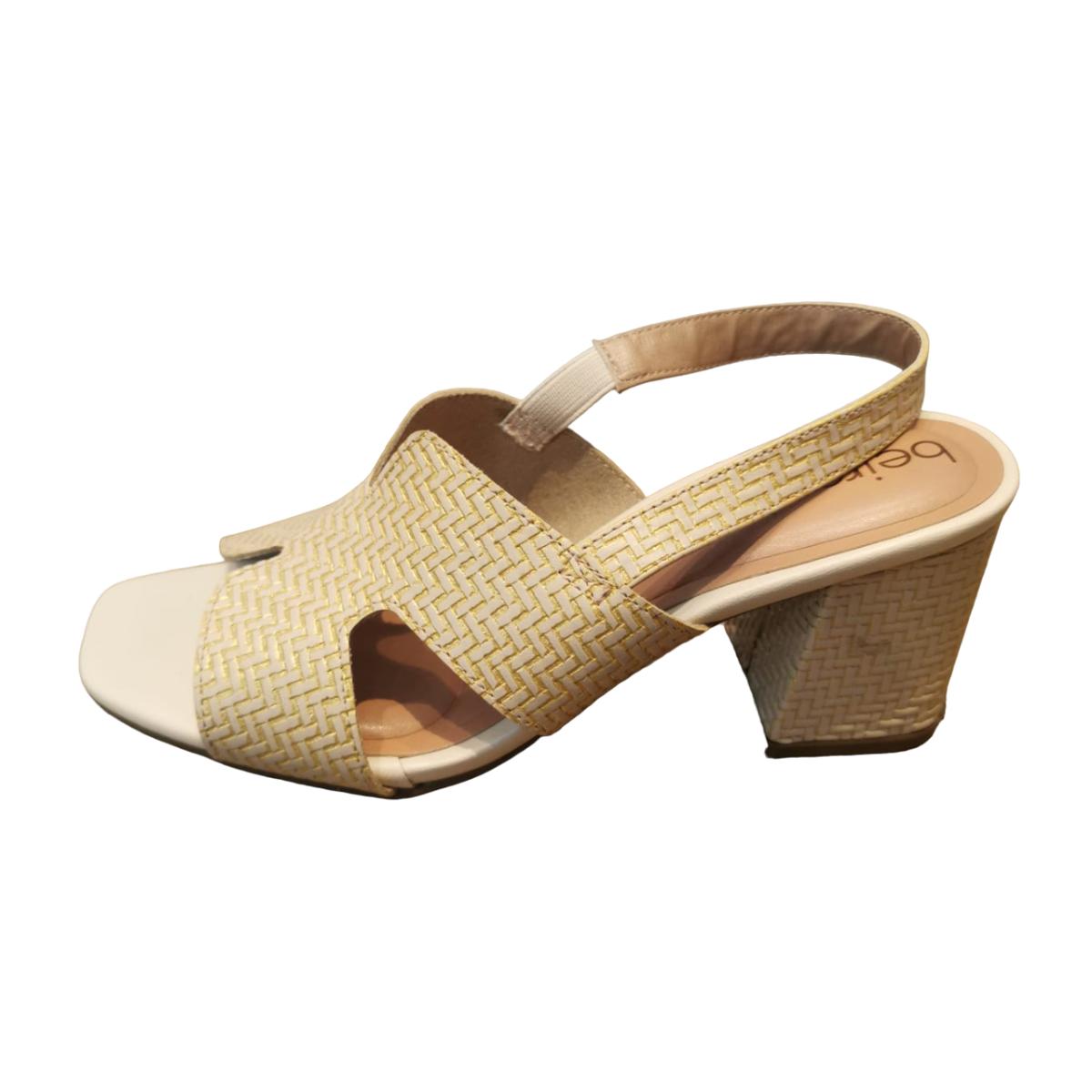 Sandália Salto Médio e Grosso Beira Rio 8436