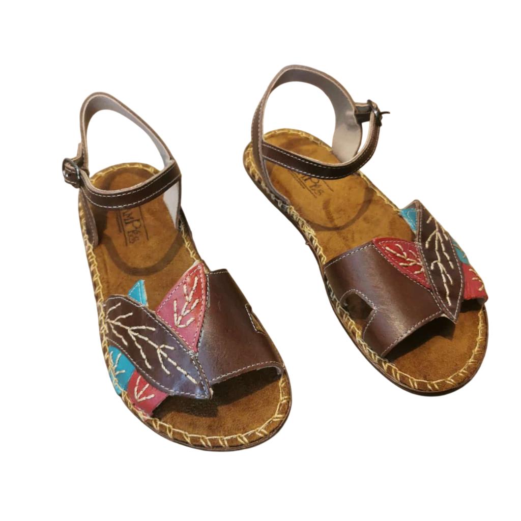 Sandália Rateira em Couro SamPés 107