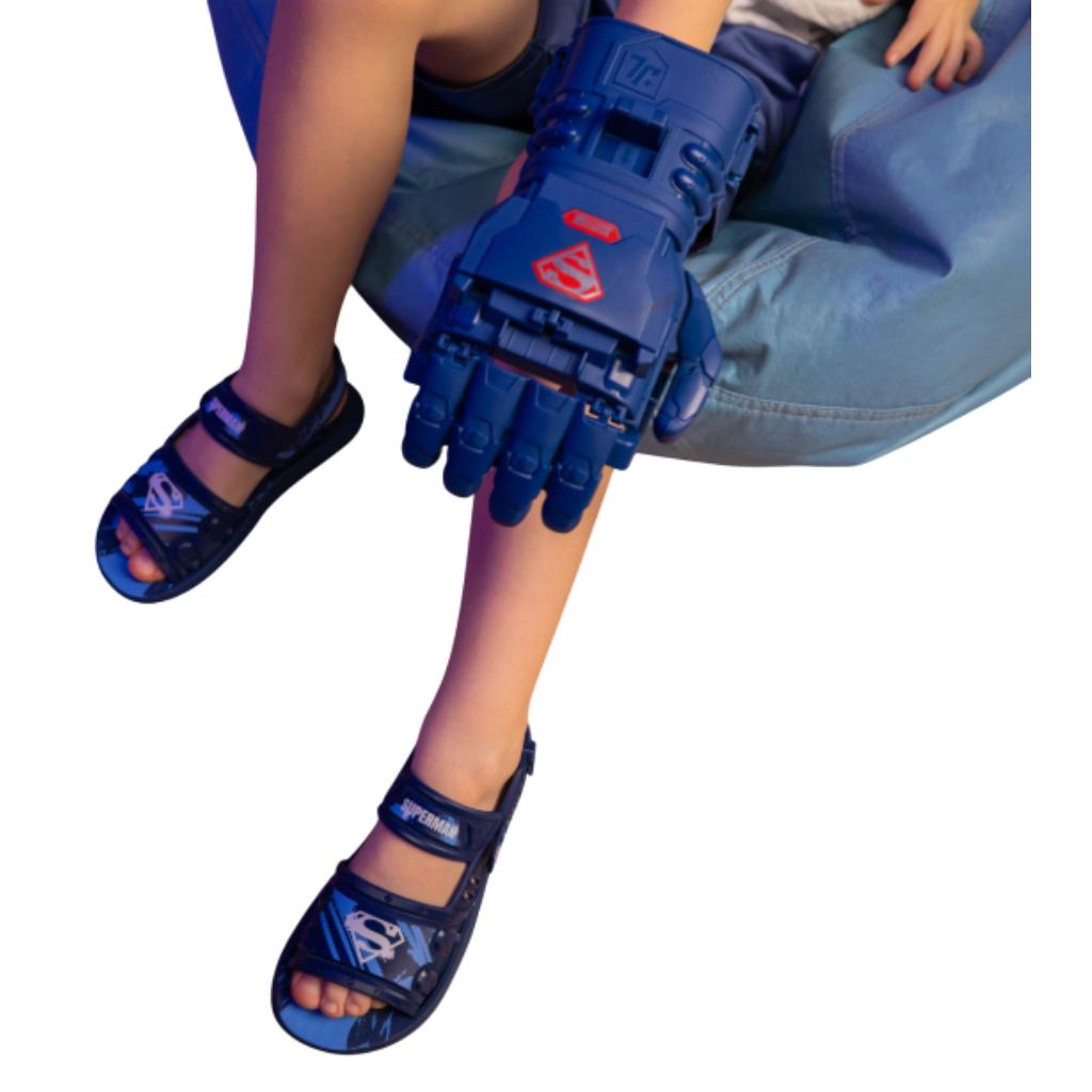 Papete de Menino Liga da Justiça com Luva...