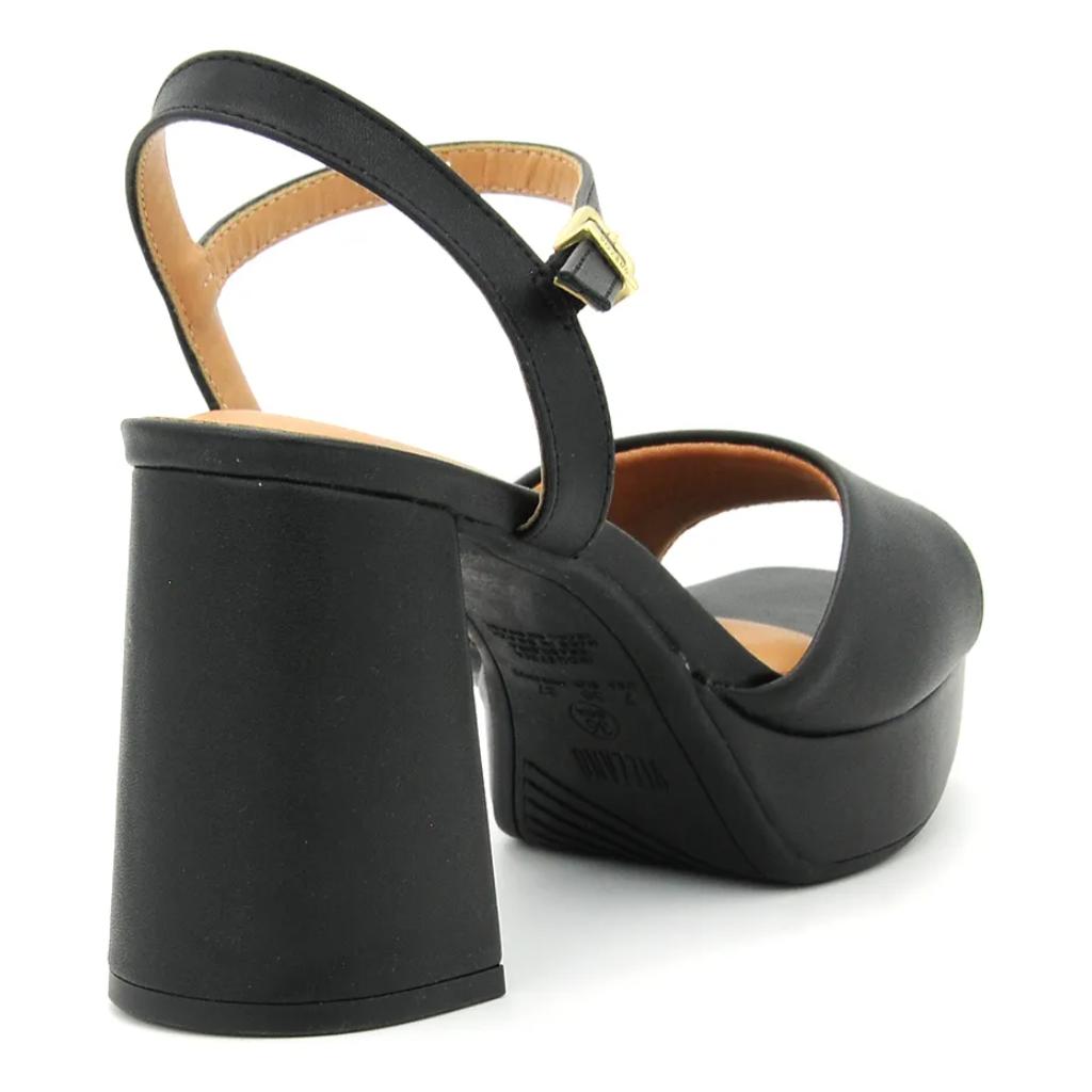 Sandália Salto Alto 9cm Meia Pata Vizzan ...