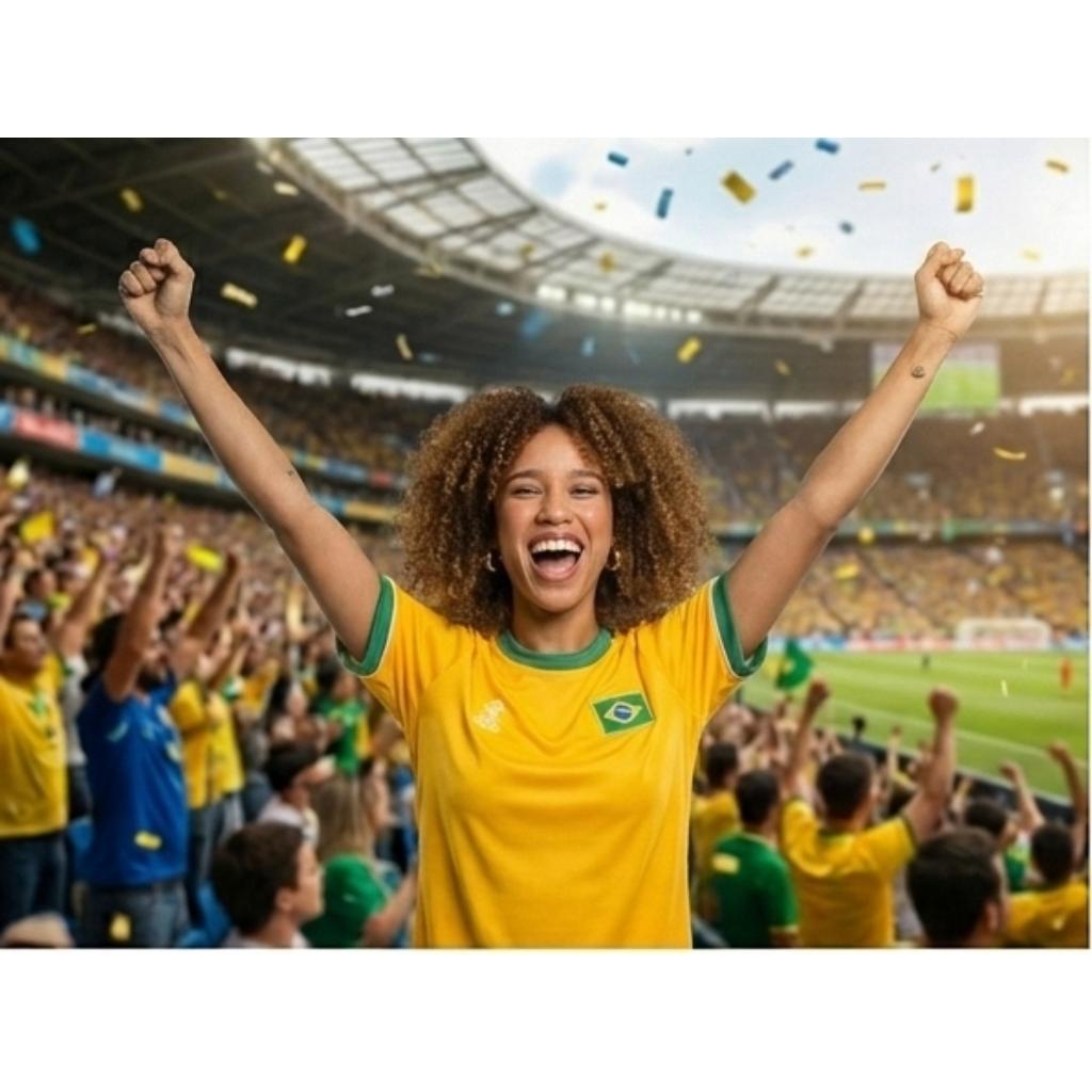 Camisa Feminina Brasil Alusiva Copa Do M ...