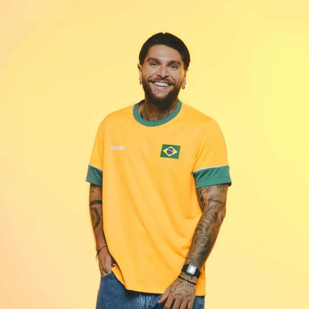 Camisa Masculina Brasil Alusiva a Copa D ...