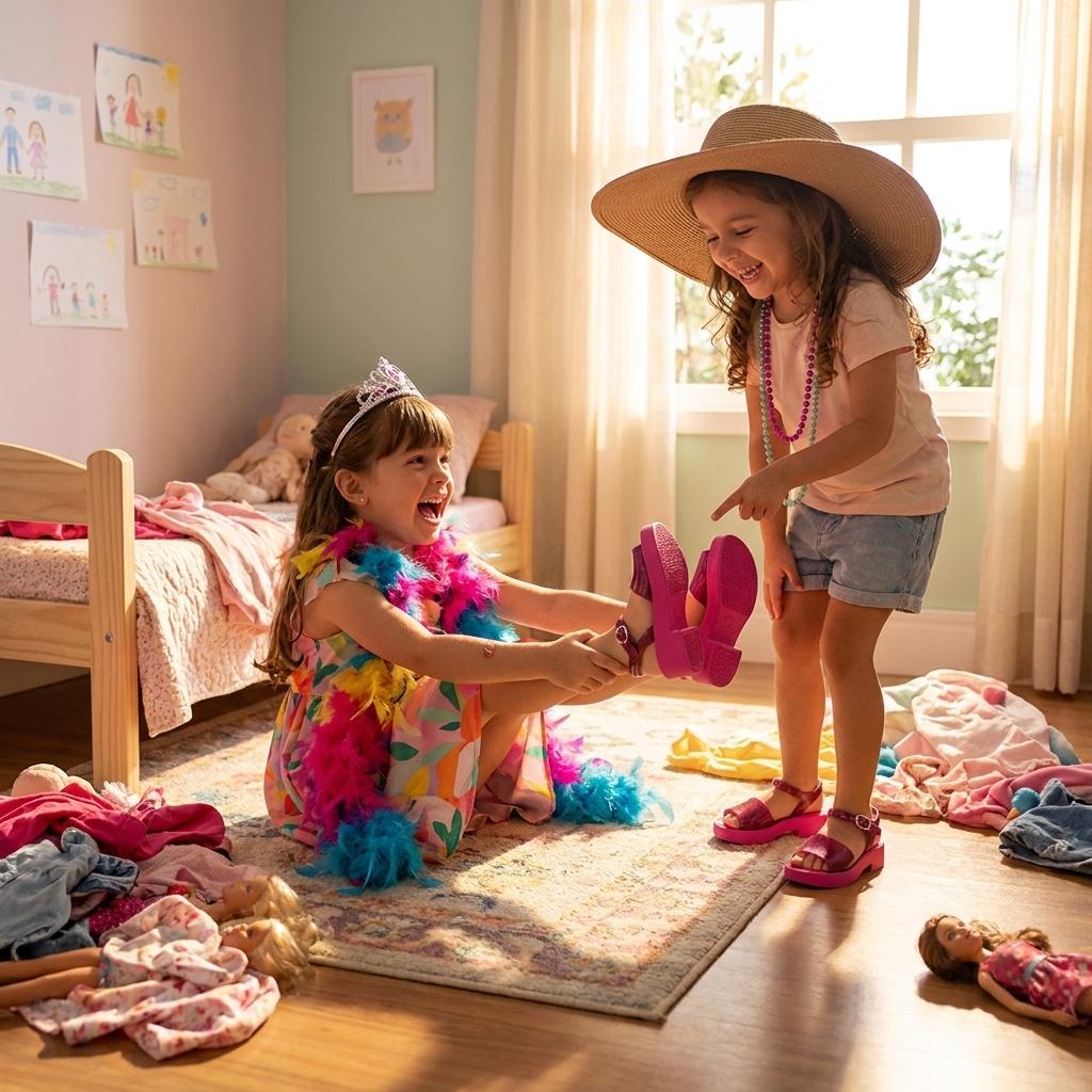 Sandália de Menina Barbie com Salto High